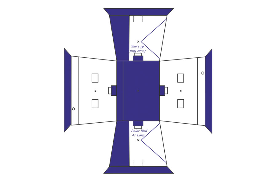 Палатка "Polar Bird 4Т long" КОМПАКТ